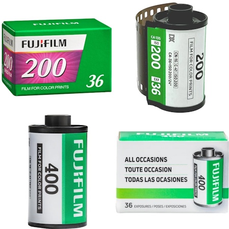 Films ngatif couleur Fujifilm