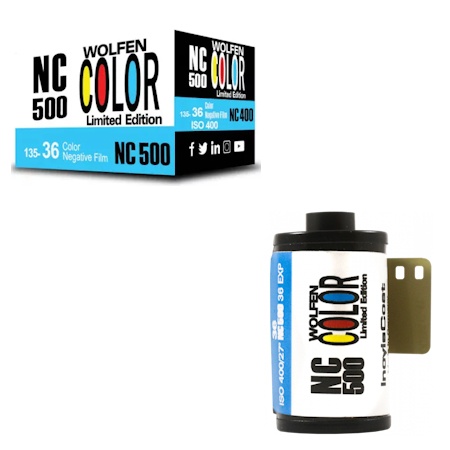 Films ngatif couleur Wolfen NC 500 