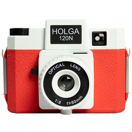 APPAREIL PHOTO HOLGA 120 BLANC ET ROUGE