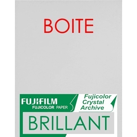 BOITE PAPIER COULEUR FUJI CRYSTAL ARCHIVE 20x25 - 100 FEUILLES - BRILLANT