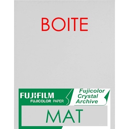 BOITE PAPIER COULEUR FUJI CRYSTAL ARCHIVE 20x25 - 100 FEUILLES - MAT