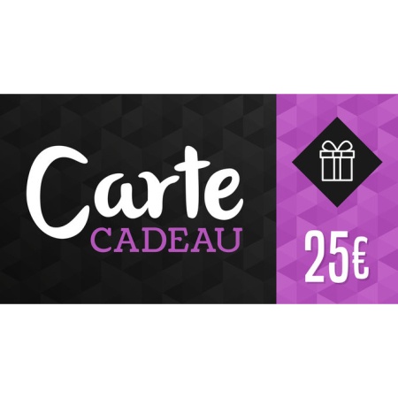 CARTE CADEAU 25 