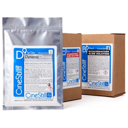 CINESTILL KIT E-6 POUR 16 DIAPOS (TON CHAUD)