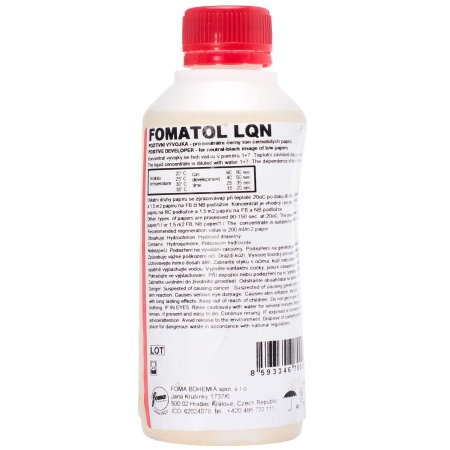 FOMA FOMATOL LQN 250ml (REVELATEUR LIQUIDE)