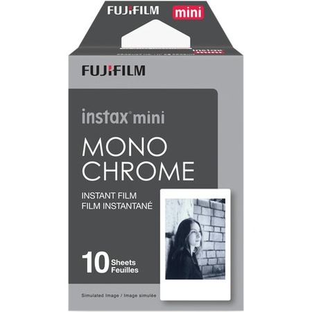 FUJIFILM INSTAX MINI NOIR ET BLANC - 10 VUES