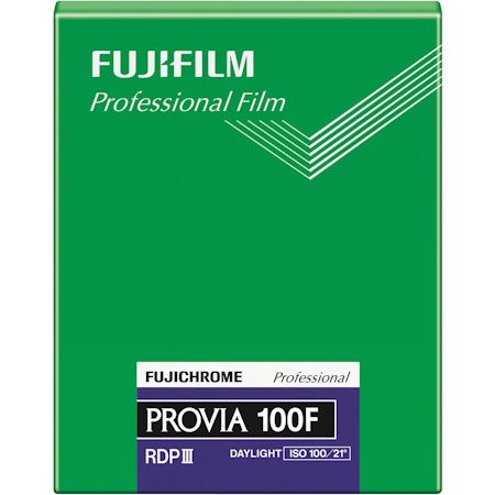 FUJIFILM PROVIA 100F 4\ x5\  - BOITE DE 20 PLANS FILMS