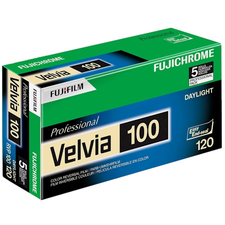 FUJIFILM VELVIA 100 120 (à l\'unité)