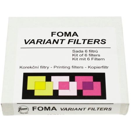 JEUX DE 6 FILTRES FOMA MULTIGRADE 15CM*15CM