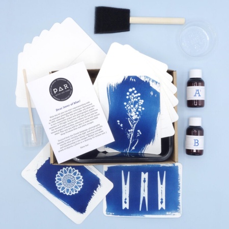 KIT CYANOTYPE (CARTE POSTALE)