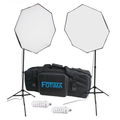 Kit studio fluo 2x150W FOTIMA