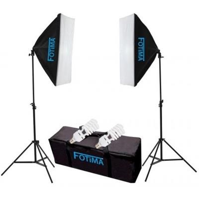 Kit studio fluo 2x85W FOTIMA