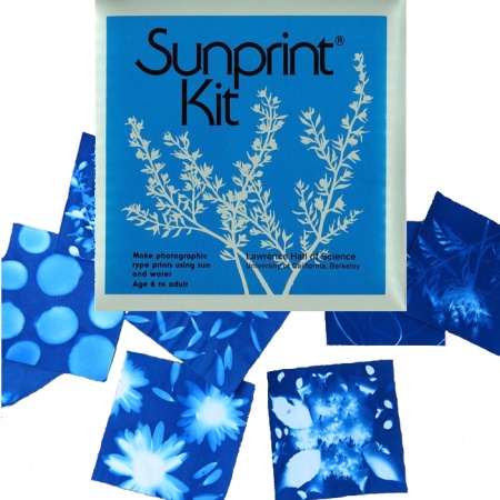 PAPIER EMULSIONNÉ CYANOTYPE 10x10 cm - Pack de 12 feuilles