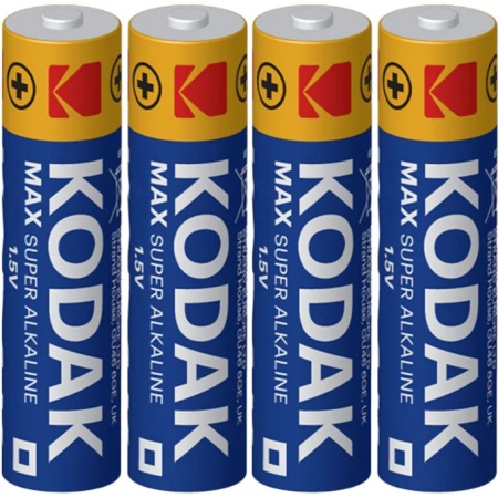 PILE KODAK MAX SUPER ALKALINE LR03 - Pack de 4